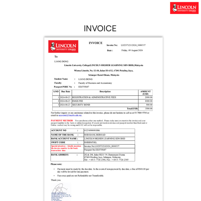 Invoice